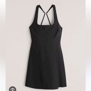 Women’s traveler wrap mini dress in black